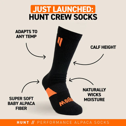 Alpaca Hunt Crew Socks