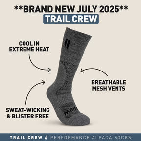 Alpaca Trail Crew Socks